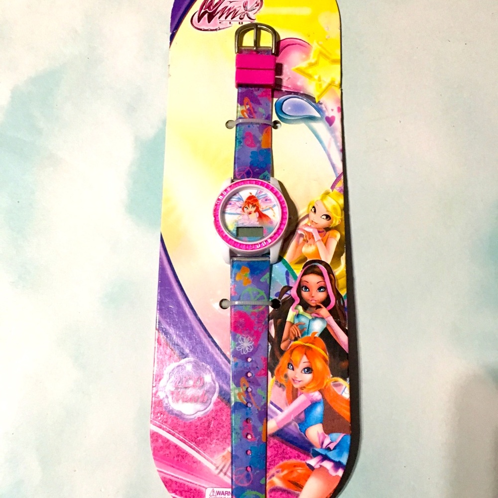 NICKELODEON WINX 2013 LCD WRIST WATCH NWT
